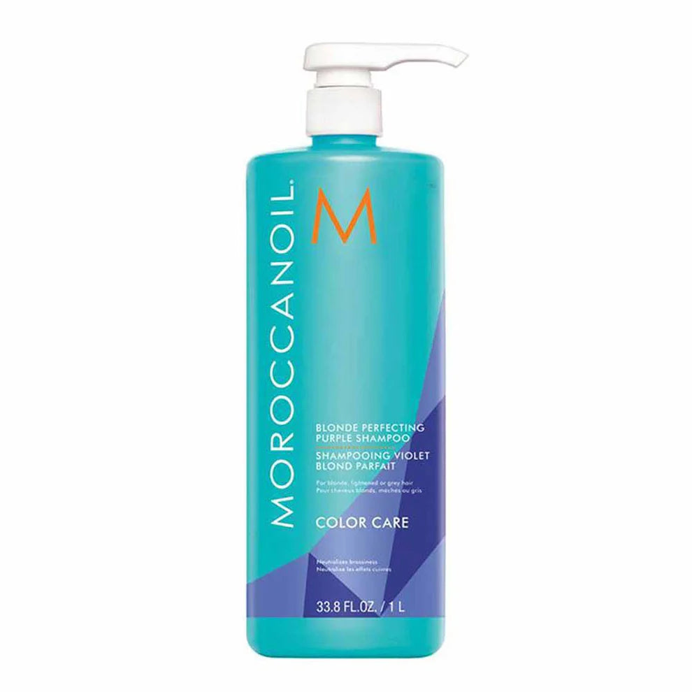 Moroccanoil Blonde Perfecting Purple Shampoo 1L