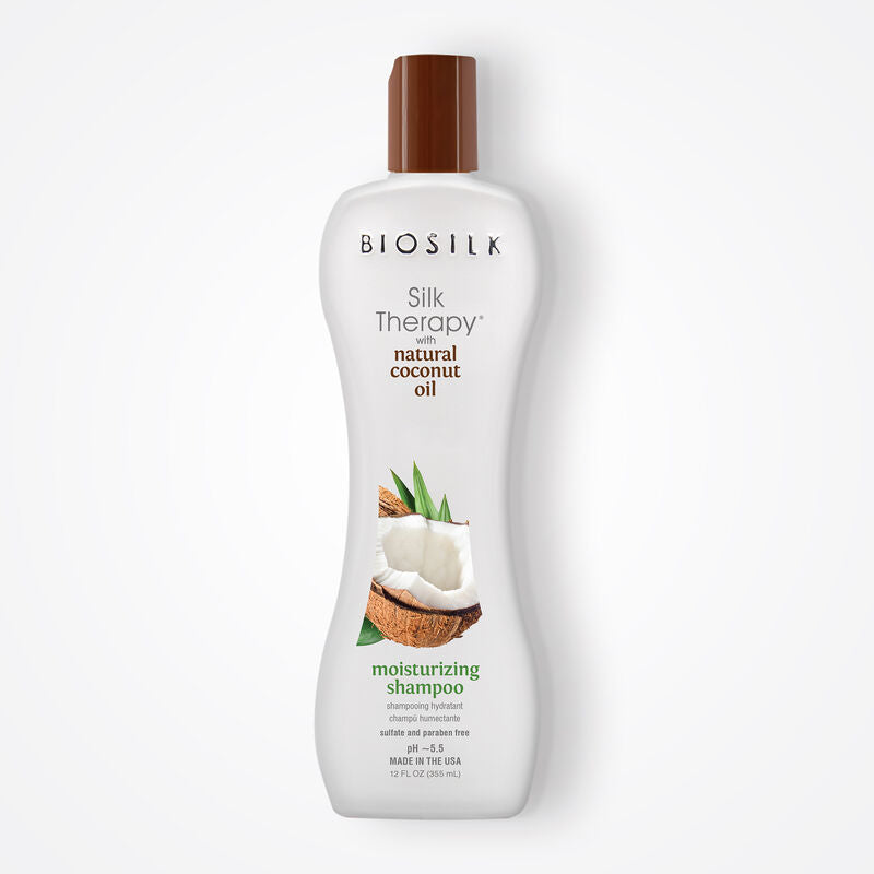 BioSilk Silk Therapy Coconut Oil Moisturizing Shampoo 355ml (12oz)