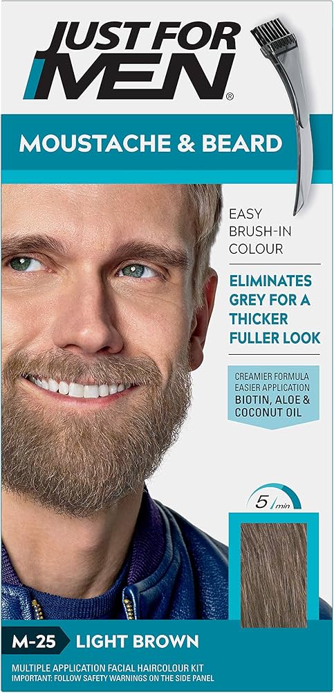 Just For Men Moustache and Beard Colour - Light Brown M25
