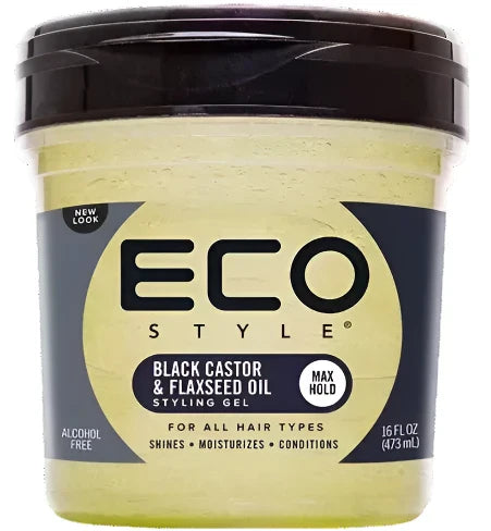 Eco Black Castor and Flaxseed Gel 16oz