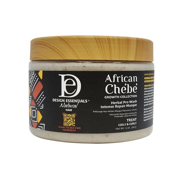 Design Essentials African Chebe Herbal Pre Wash Intense Repair Masque 12oz