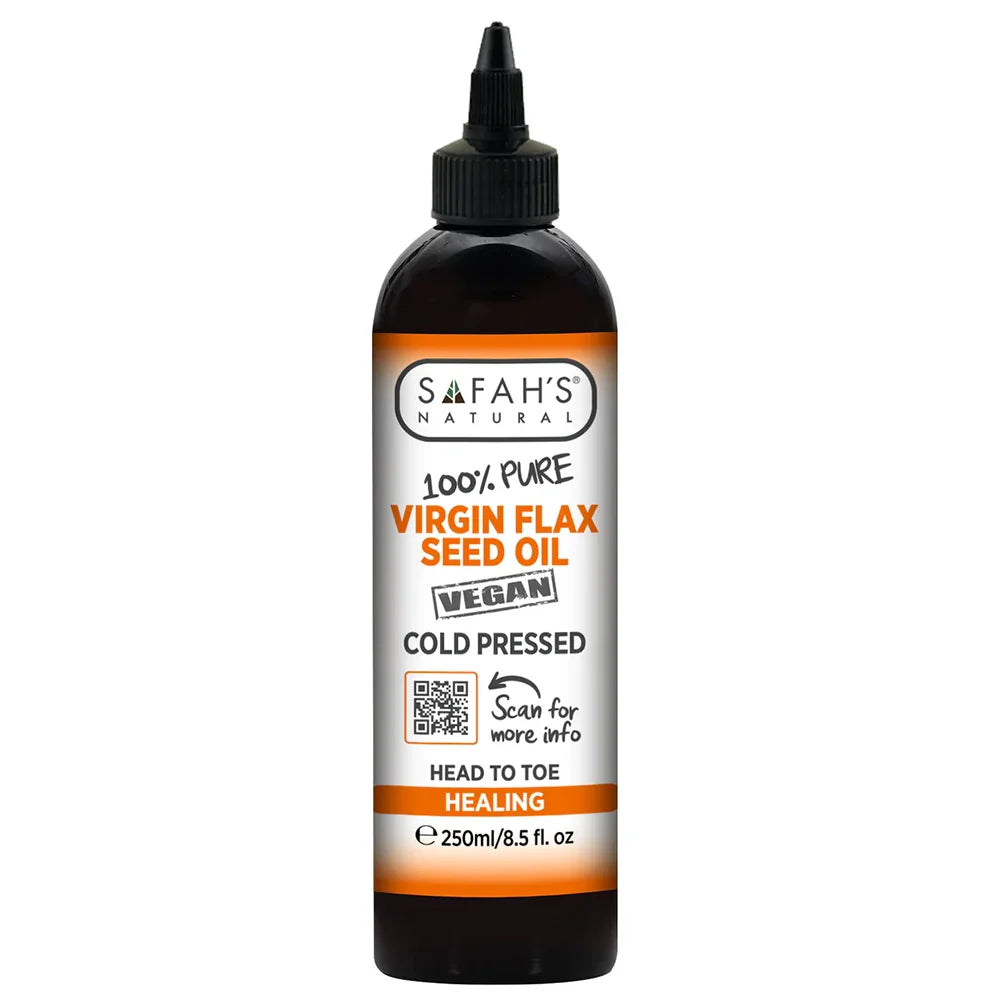 Safahs Natural Pure Virgin Flax Seed Oil 250ml
