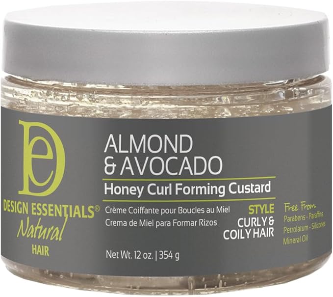 Design Essentials Almond and Avocado Honey Curl Forming Custard 12oz