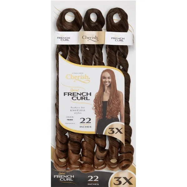 Cherish 3X Spiral French Curl Bulk 22in