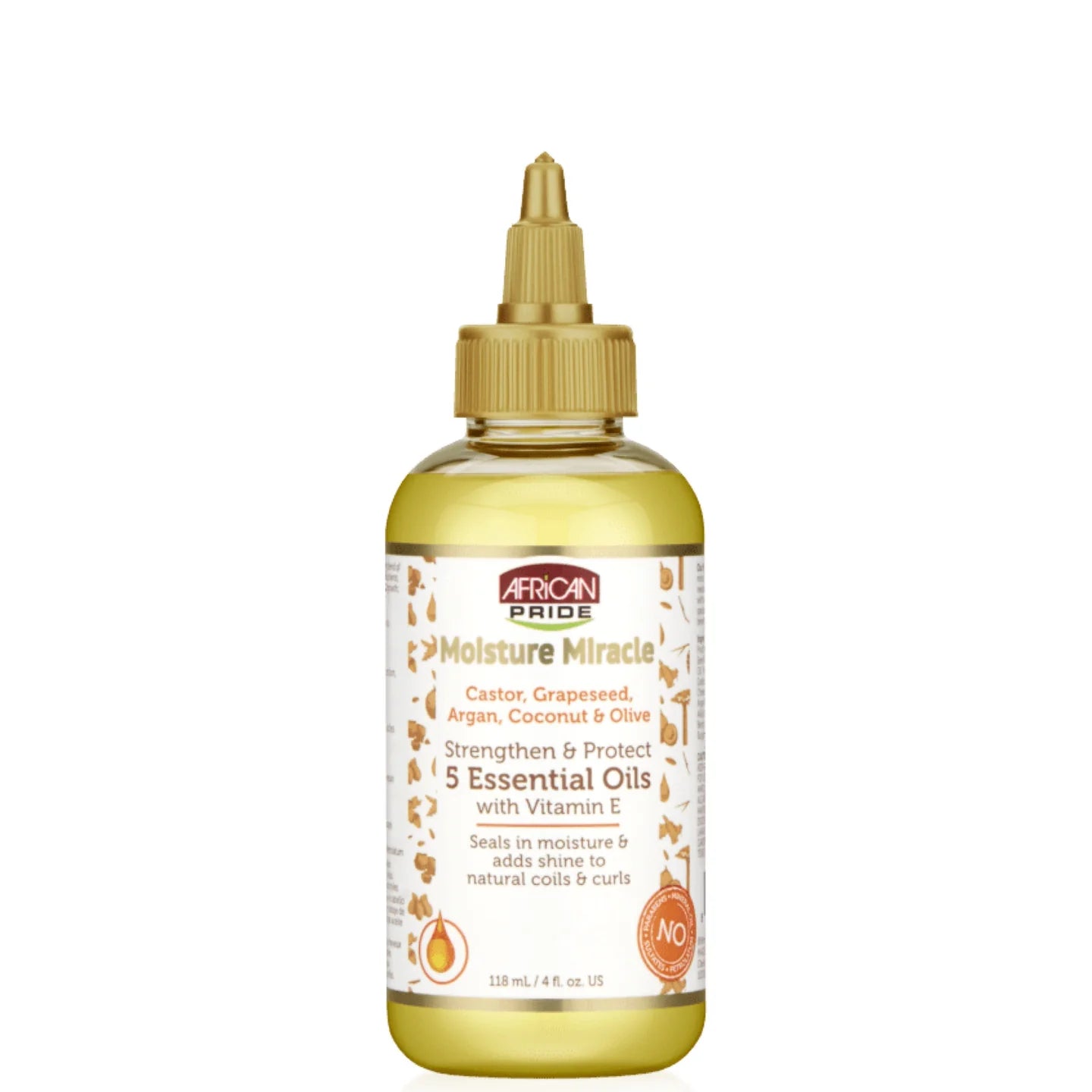 African Pride Moisture Miracle 5 Essential Oils 4oz