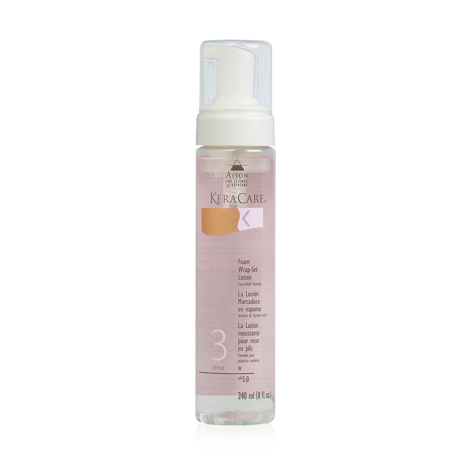 Keracare Foam Wrap Set Lotion Extra Hold 8oz