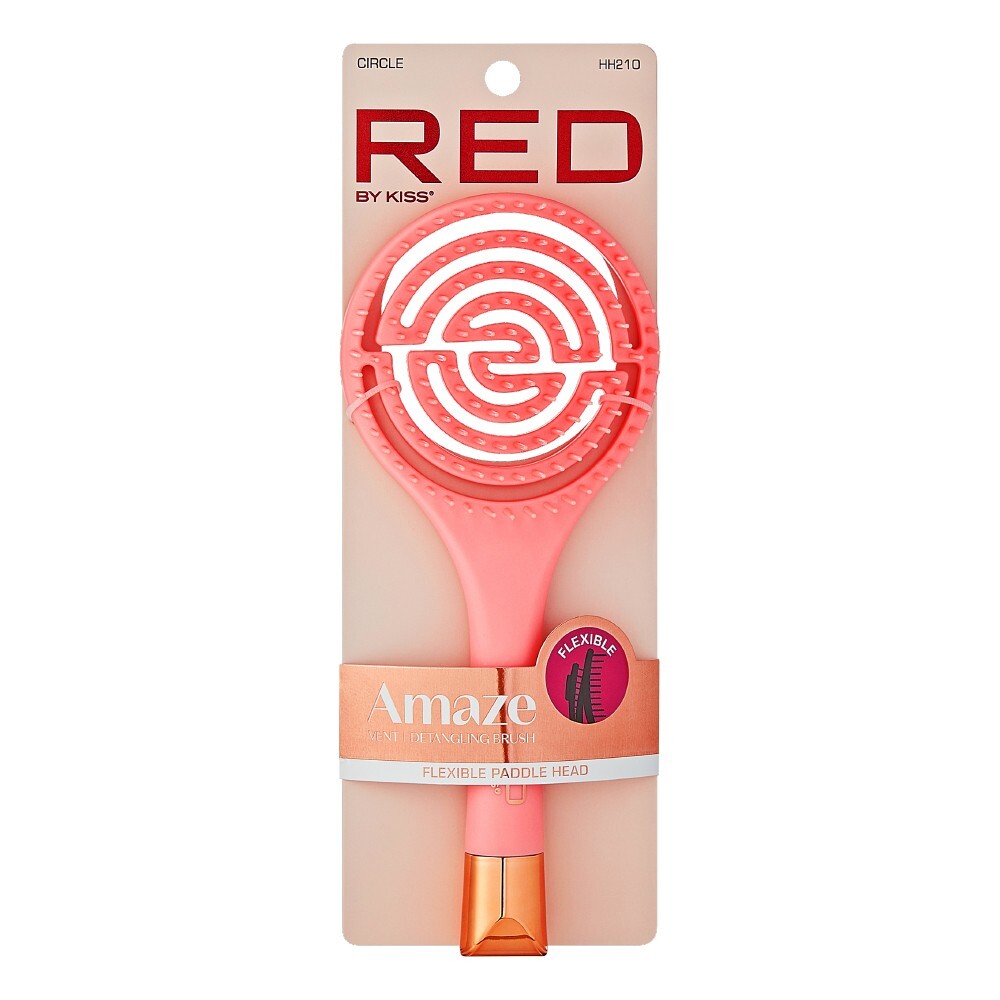 Red by Kiss Amaze Vent Flexible Detangling Brush Circle HH210