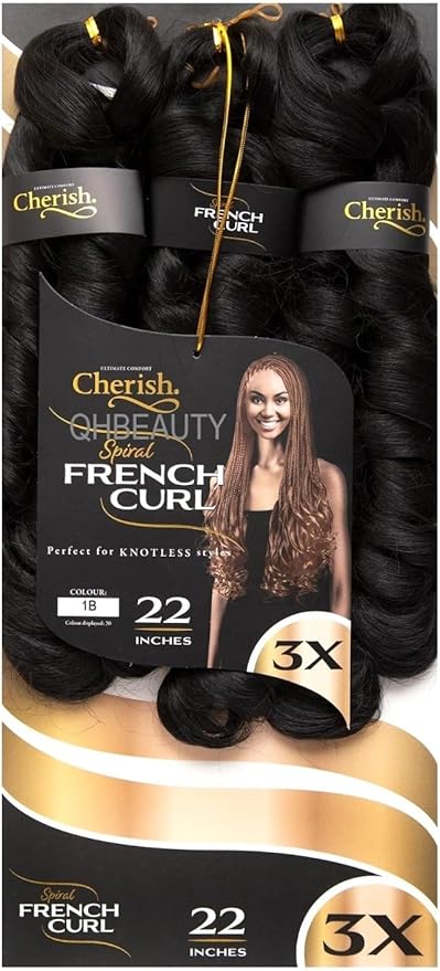 Cherish 3X Spiral French Curl Bulk 22in