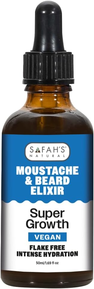 Safahs Natural Beard Elixir Super Growth 50ml