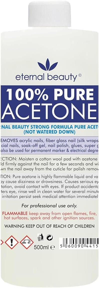 Eternal Beauty 100% Pure Acetone 500ml