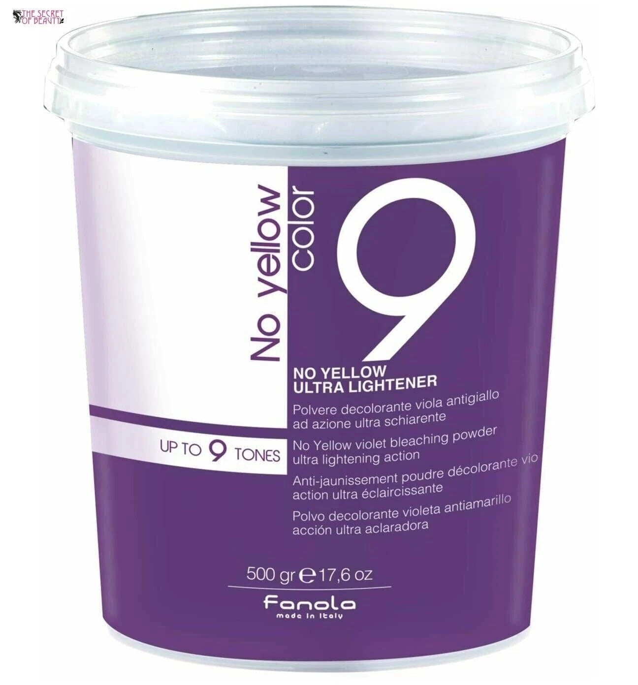 Fanola No Yellow Violet Ultra Lightener 9 Tone 500g