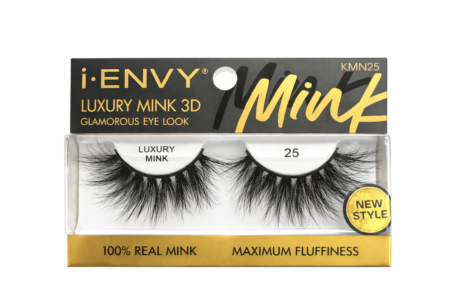 i Envy by Kiss Luxury Mink 3D Eyelashes 25