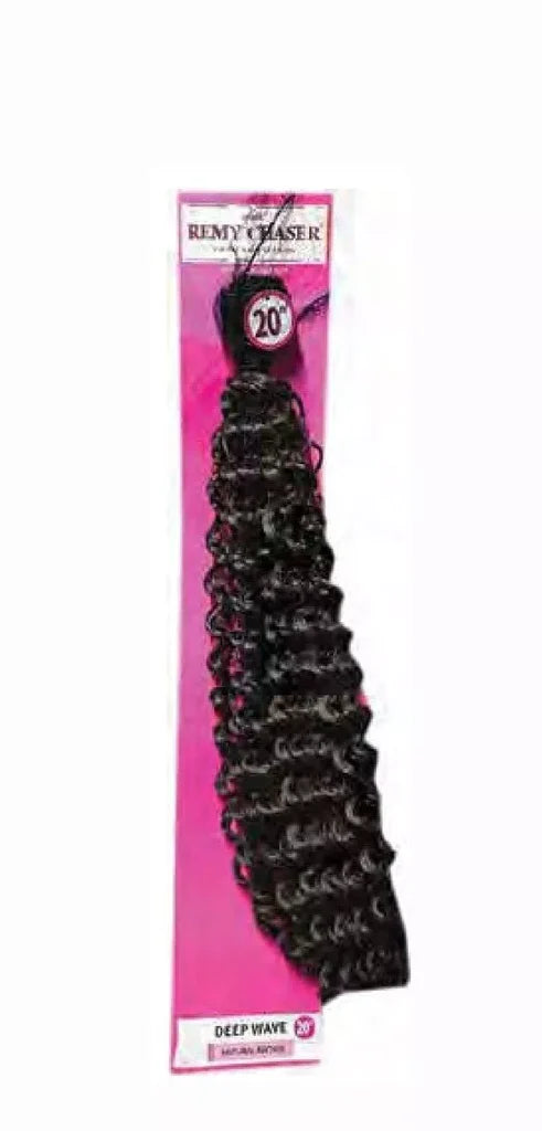 Remy Chaser Premium Synthetic Weave - Deep Wave 20'' Natural Brown