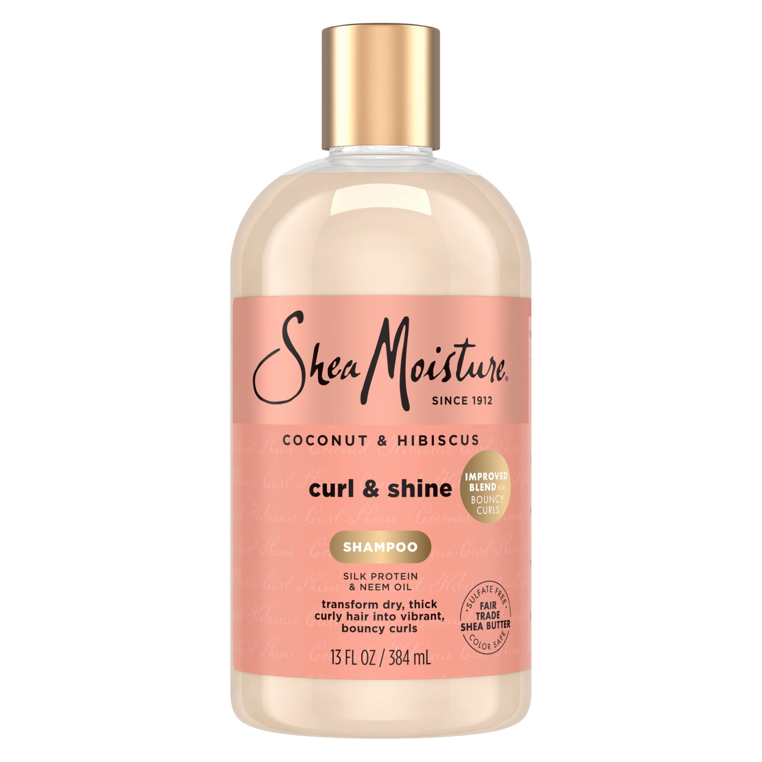 Shea Moisture Coconut and Hibiscus Curl and Shine Shampoo 13oz