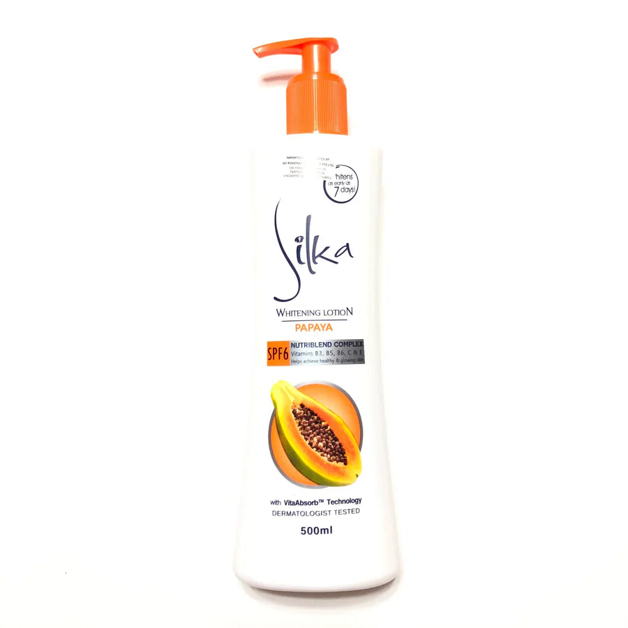 Silka Papaya Whitening Lotion 500ml
