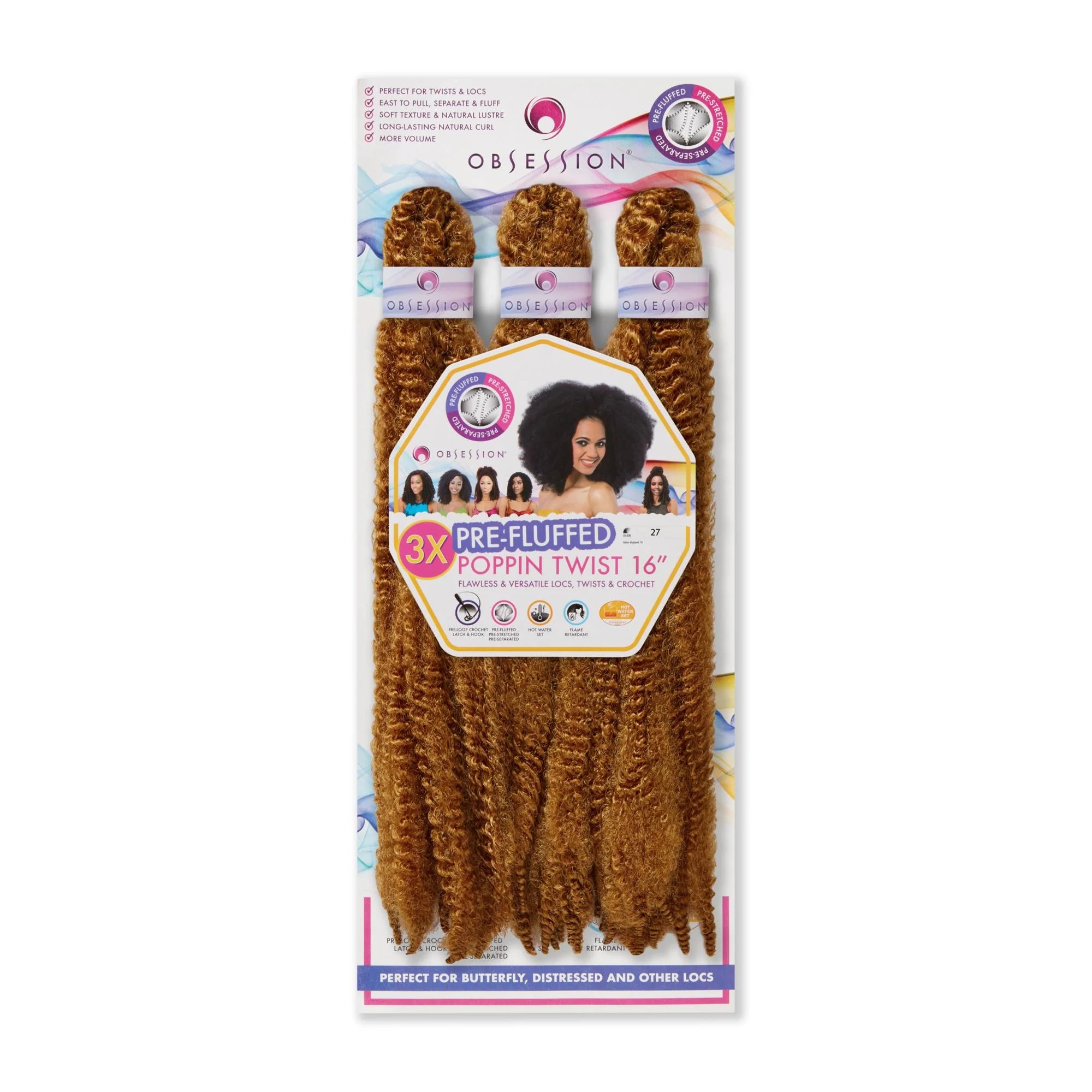 Obsession 3x Poppin Twist Bulk 16in