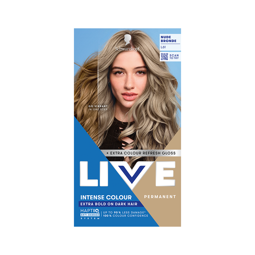 Schwarzkopf Live Intense Colour - L61 Nude Bronde