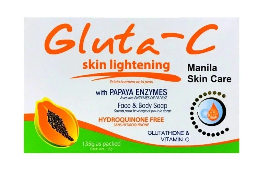 Gluta C Papaya Lightening Face and Body Soap 135g