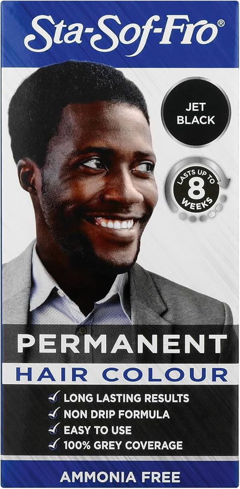 Sta Sof Fro Mens Hair Colour Jet Black