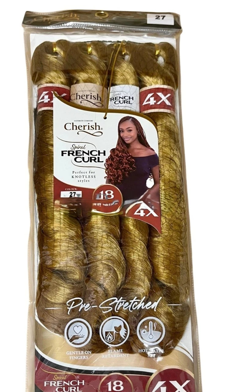 Cherish 4X Spiral French Curl Bulk 18in