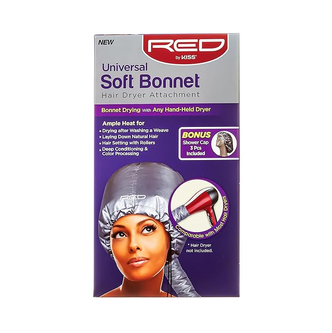 Red by Kiss Universal Soft Bonnet Hairdryer Attachment