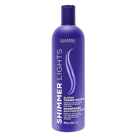Clairol Shimmer Lights Blonde Toning Shampoo 16oz