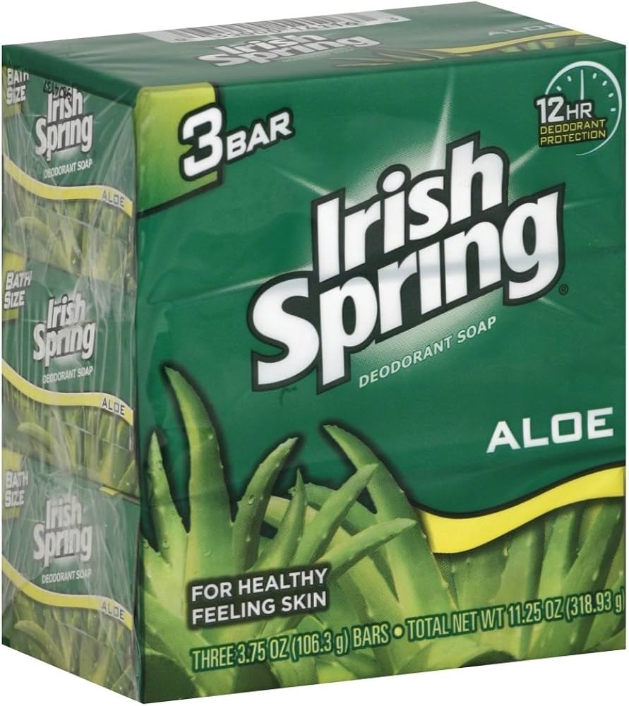 Irish Spring Aloe Mist Soap 3 Pack