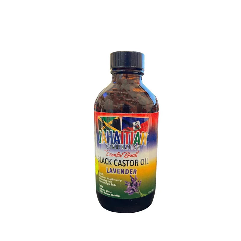 Jahaitian Black Castor Oil - Lavender 4oz
