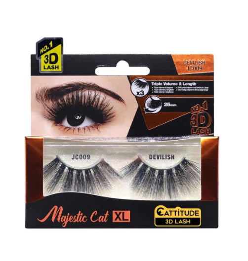 EBIN Cattitude Eyelashes - Majestic Cat XL Devilish 009