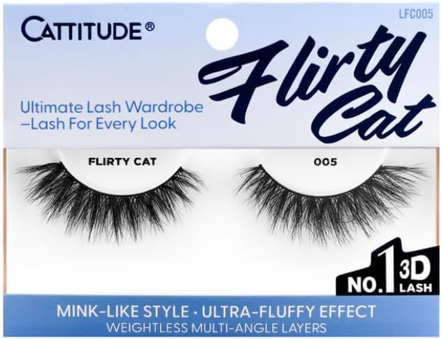 EBIN Cattitude Eyelashes - Flirty Cat 005