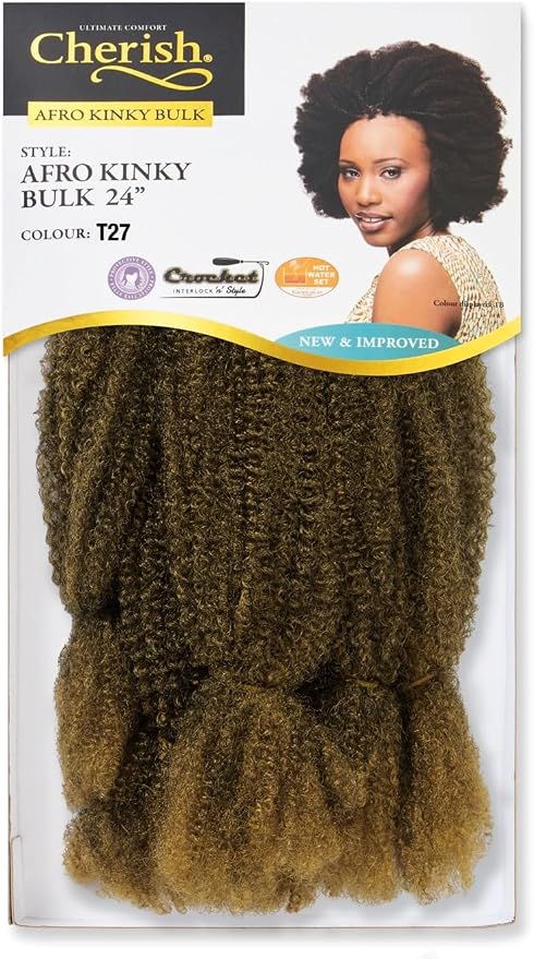 Cherish Afro Kinky Bulk 24in