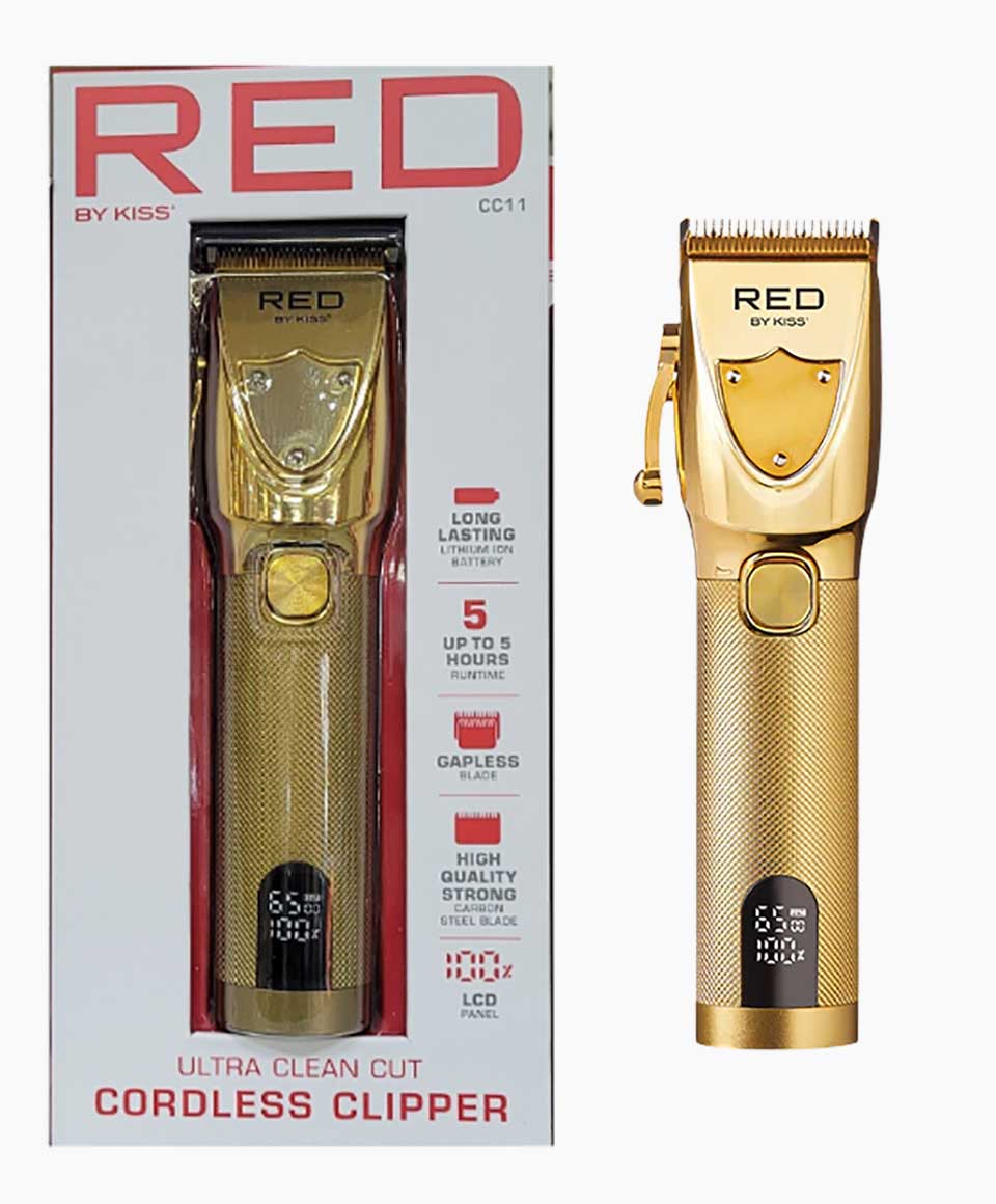 Red by Kiss Ultra Clean Cut Cordless Clipper CC11