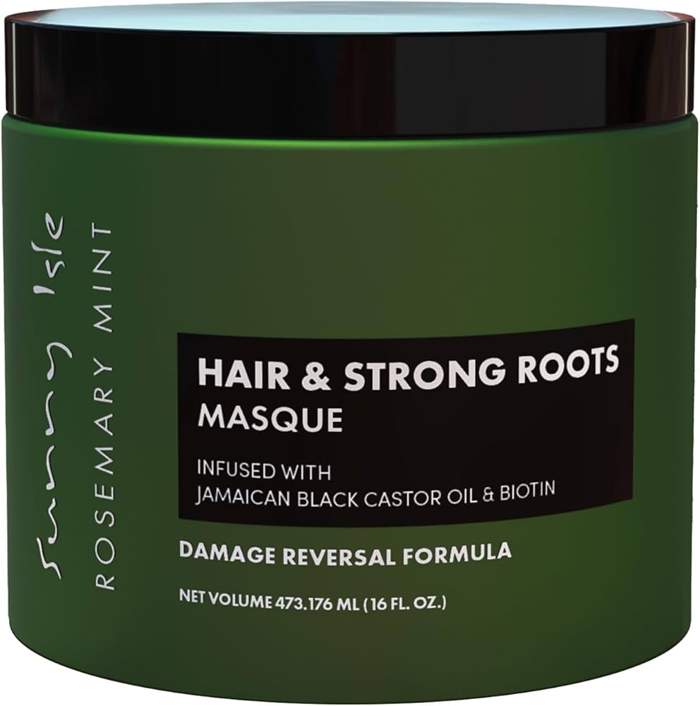 Sunny Isle Rosemary Mint Strong Roots Deep Treatment Masque 16oz