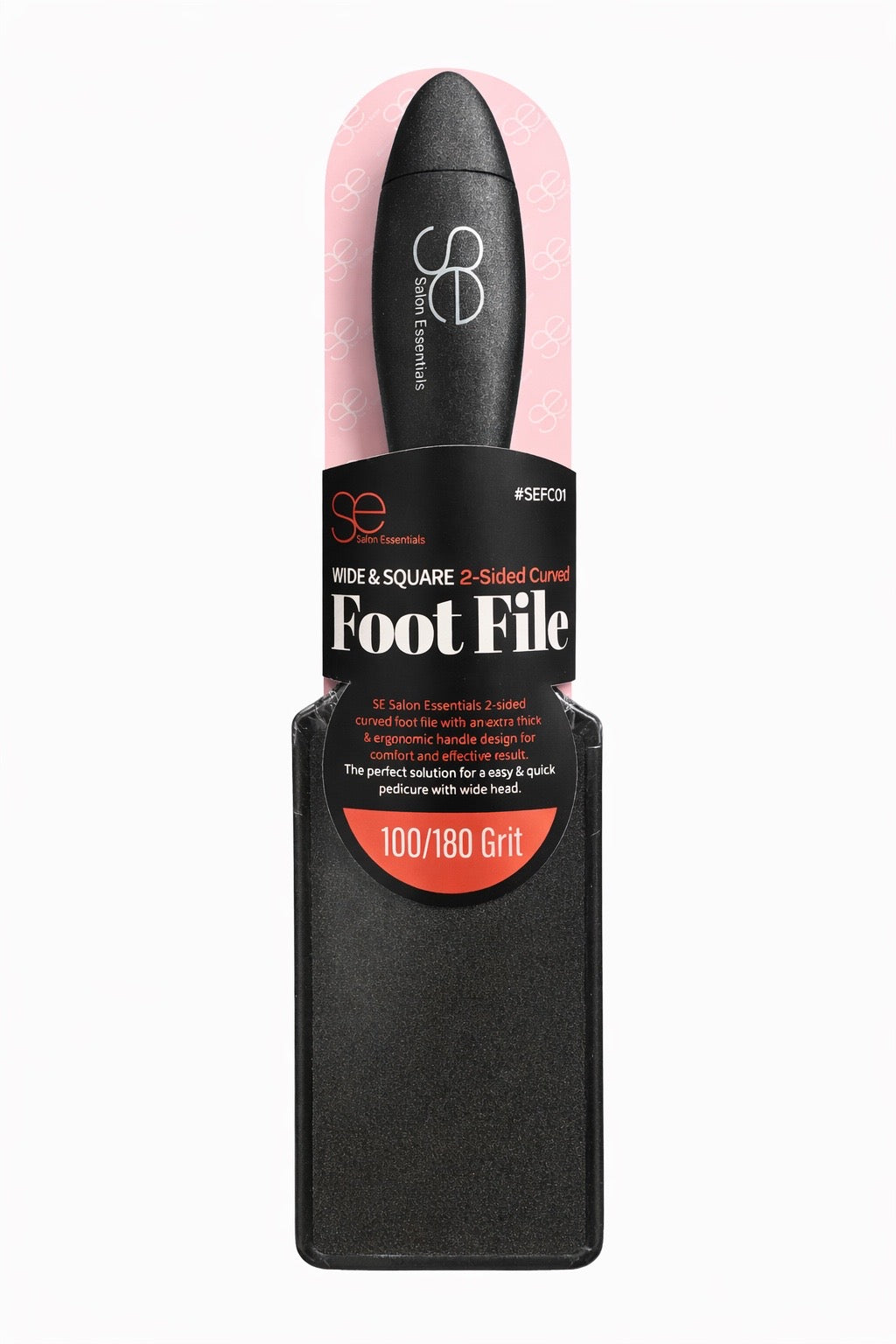 Magic Collection Salon Essentials 2 Sided Foot File Wide Square - SEFC01