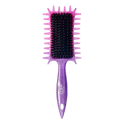 Red by Kiss Curl Defining Brush Nylon and Boar Glitter HH253