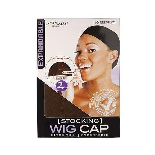 Magic Collection Wig Cap Dark Brown 2pc - 2225DBRO