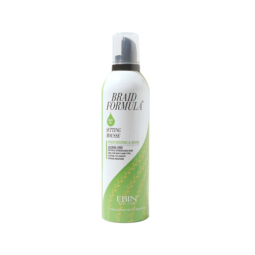 EBIN Braid Formula Setting Mousse - Olive Oil 354ml