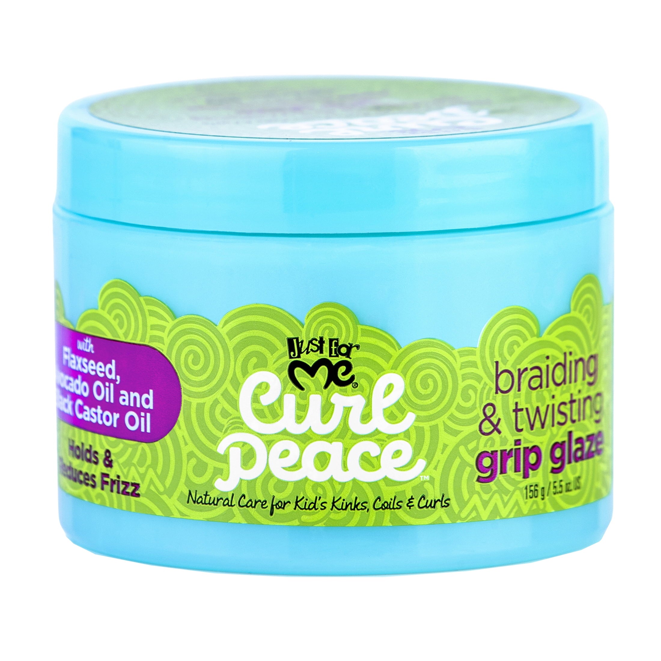 Just For Me Curl Peace Braiding and Twisting Grip Glaze 5.5oz