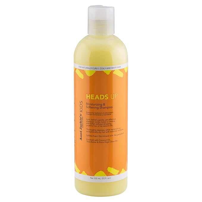 Aunt Jackies Kids Heads Up Moisturising Softening Shampoo 12oz