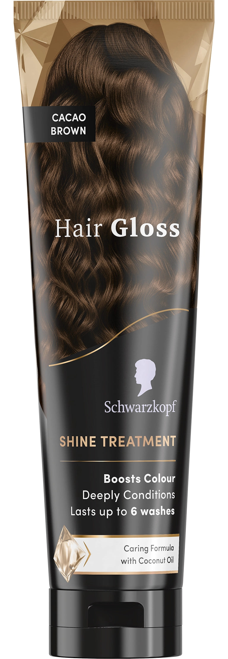 Schwarzkopf Hair Gloss Shine Treatment - Cacao Brown 150ml