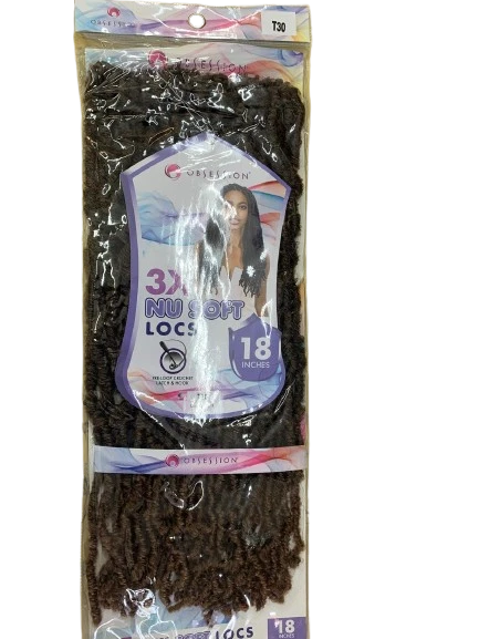 Obsession 3x Nu Soft Locs 18in