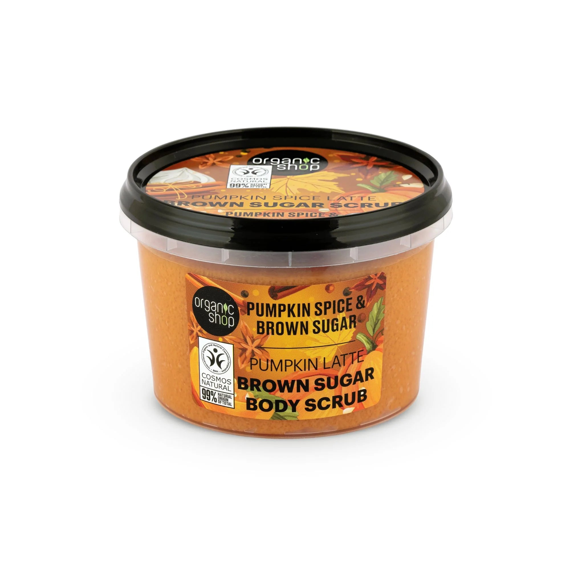 Organic Shop Pumpkin Latte and Brown Sugar Body Scrub 250ml
