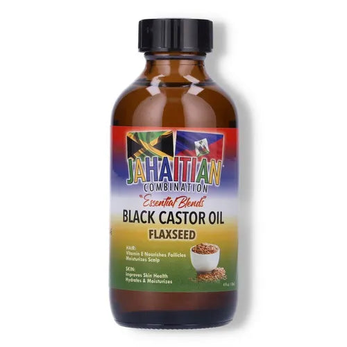 Jahaitian Black Castor Oil - Flaxseed 4oz