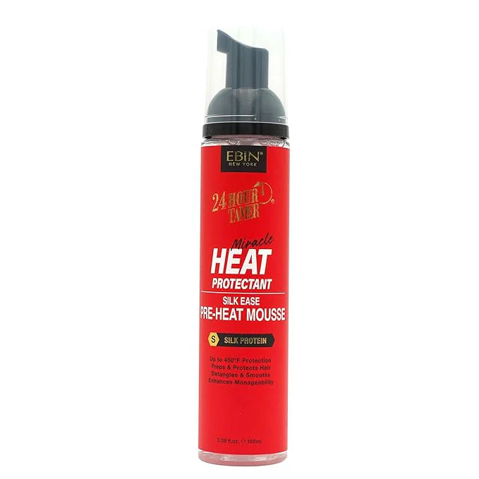 EBIN 24hr Tamer Silk Ease Preheat Mousse 100ml