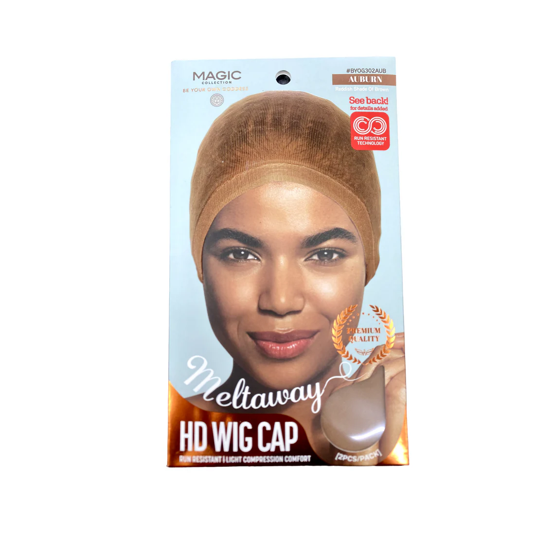 Magic Collection Meltaway HD Wig Cap 2pc Auburn - BYOG302AUB