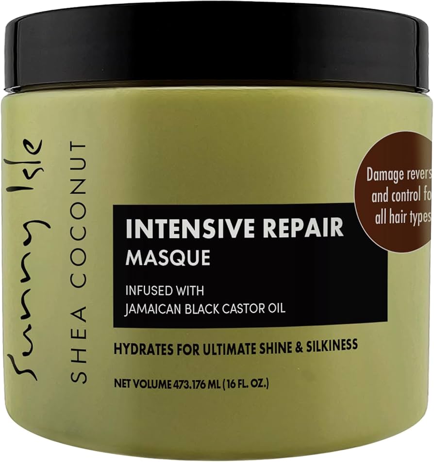 Sunny Isle Shea Coconut Intensive Repair Masque 16oz