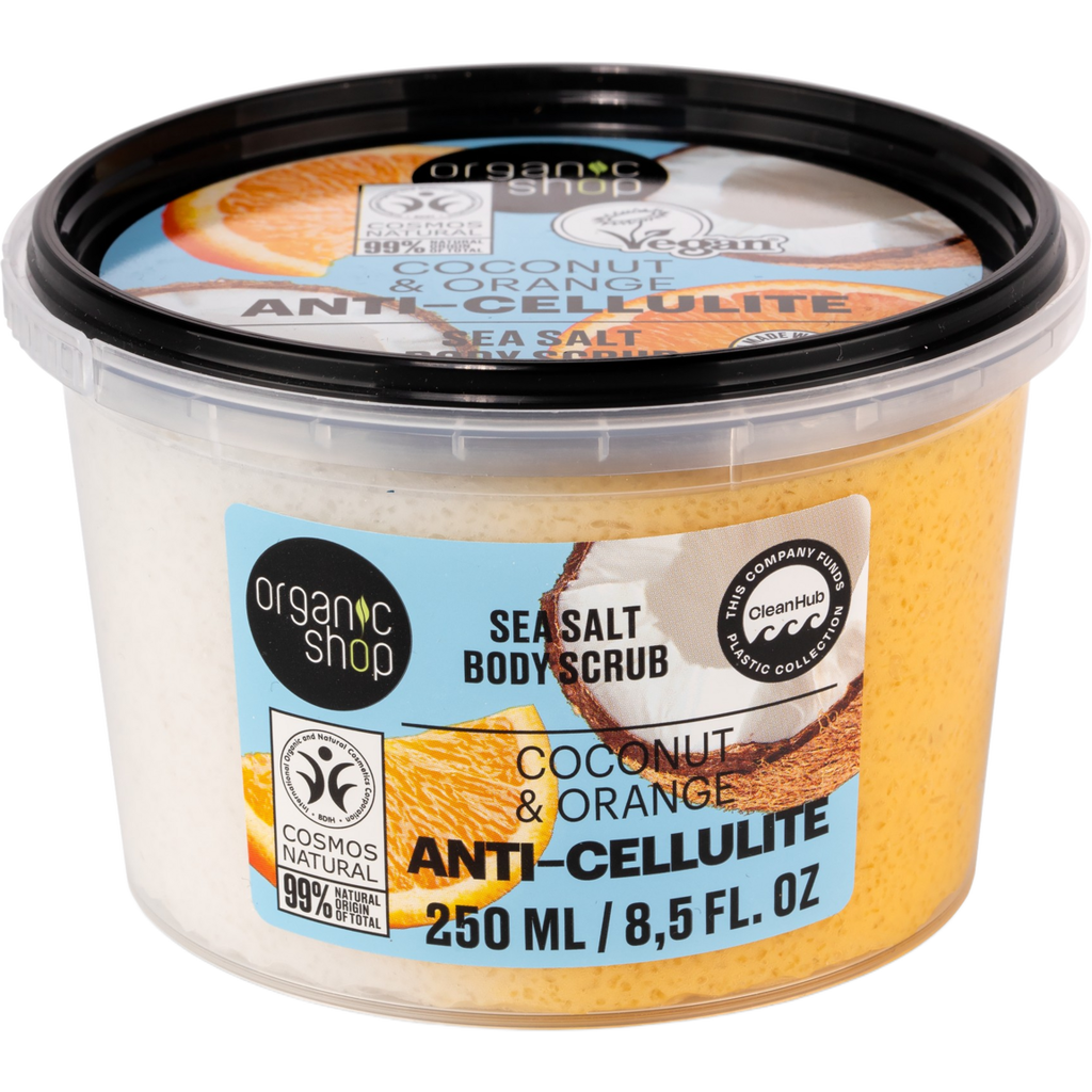 Organic Shop Coconut and Orange Anti Cellulite Body Scrub 250ml