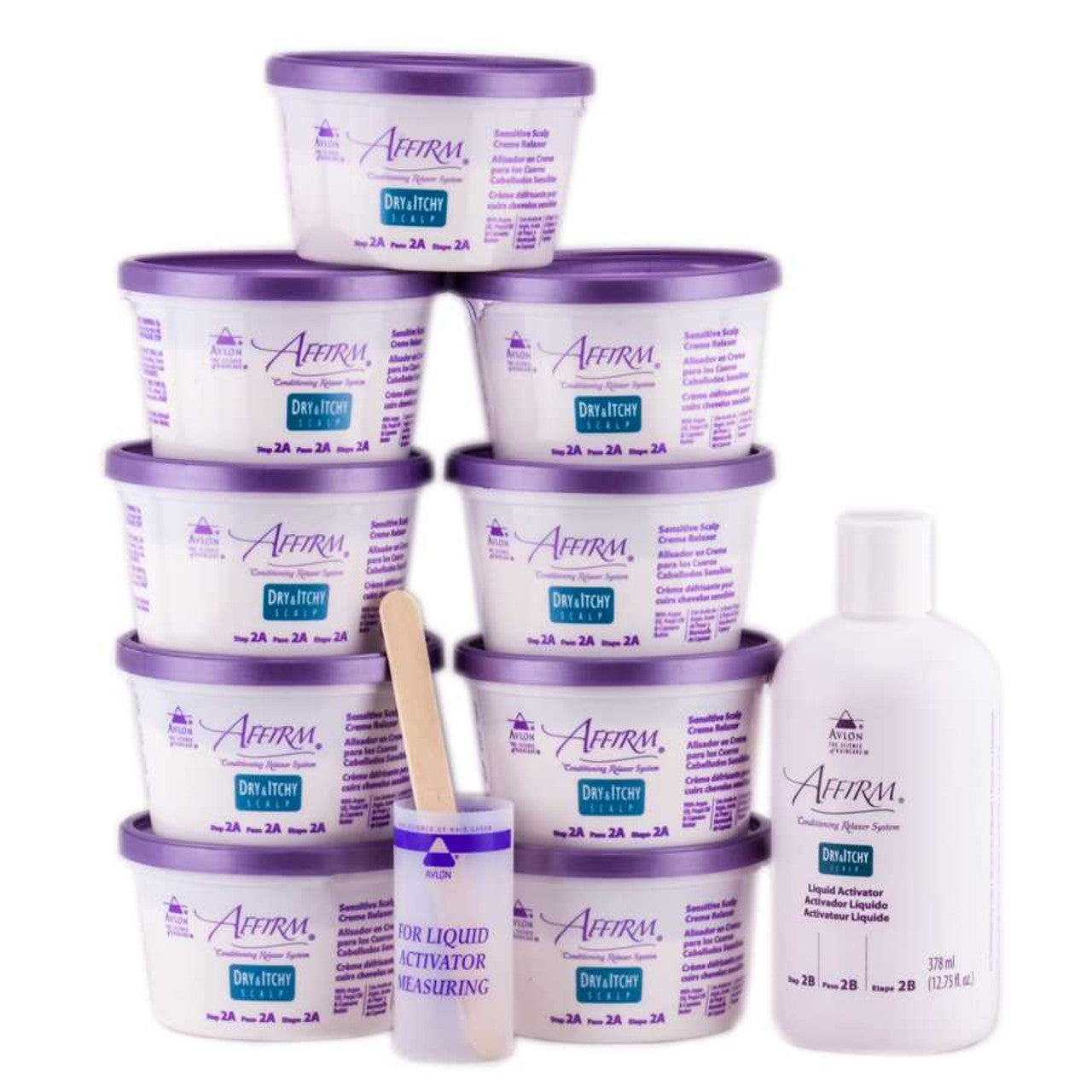 Affirm Dry and Itchy Argan Sensitive Scalp Relaxer 9 Applications