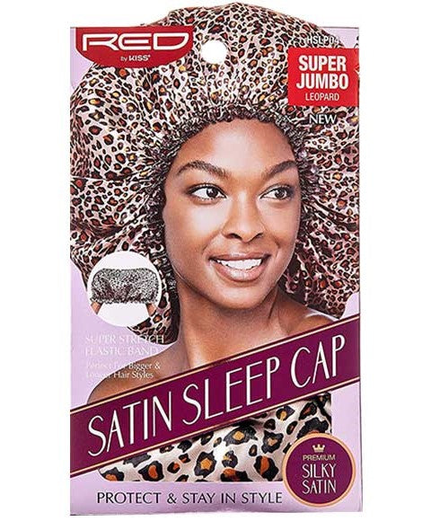Red by Kiss Satin Sleep Cap Super Jumbo HSLP04