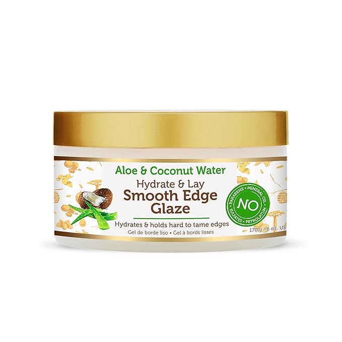 African Pride Moisture Miracle Aloe and Coconut Smooth Edge Glaze 6oz